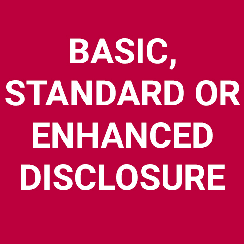 basic standard or enhanced disclosure scotland